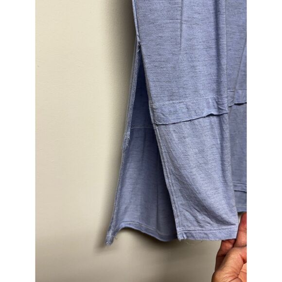 FREE PEOPLE Voyage T-Shirt, Sky, Oversized V-Neck, Sz XS - Picture 4 of 9